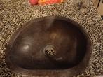 Waskom Riviersteen nieuw, Huis en Inrichting, Badkamer | Badkamermeubels, Ophalen, Minder dan 50 cm, Nieuw, Wasbak of Wastafel