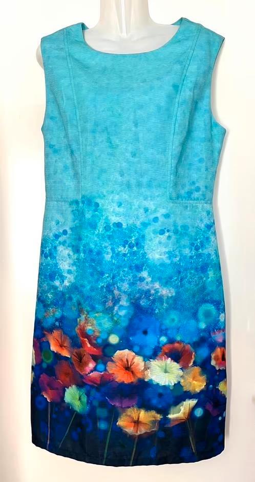 Smashed Lemon gebloemde jurk maat 38, Kleding | Dames, Jurken, Zo goed als nieuw, Maat 38/40 (M), Overige kleuren, Boven de knie