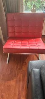 REPLICA BARCELONA CHAIR, Ophalen, Leer, Zo goed als nieuw, Eén