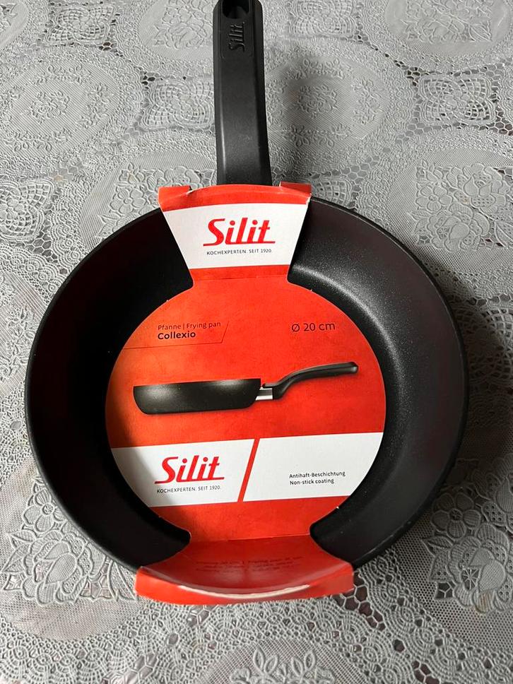 Nieuwe Silit Collexio / Silargan koekenpan 20cm, Huis en Inrichting, Keuken | Potten en Pannen, Nieuw, Koekenpan of Braadpan, Rvs