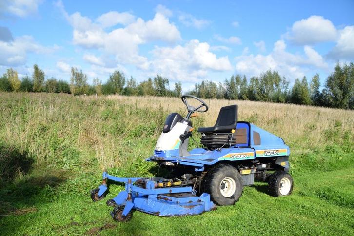 Iseki SF 230 II zitmaaier, 2004, zware diesel parkmachine, Tuin en Terras, Zitmaaiers, Gebruikt, 120 cm of meer, Elektrische starter