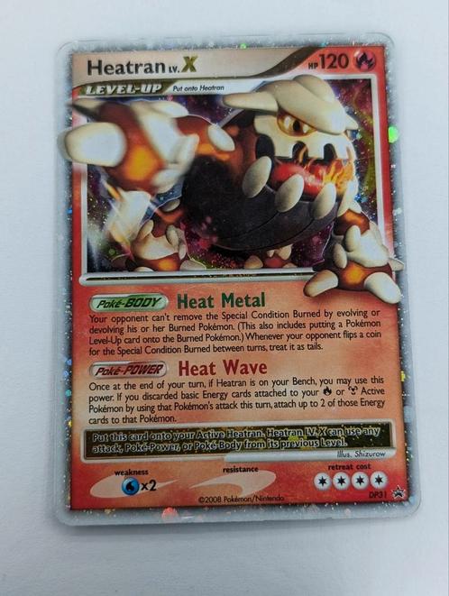 Heatran LV.X (DPPR 31) DP Black Star Promos, Hobby en Vrije tijd, Verzamelkaartspellen | Pokémon, Zo goed als nieuw, Ophalen of Verzenden