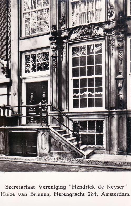 07369 - Amsterdam - Huize van Brienen Heregracht 284, Verzamelen, Ansichtkaarten | Nederland, Ongelopen, Noord-Holland, 1940 tot 1960