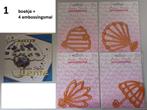 embossings en borduurmallen, Hobby en Vrije tijd, Kaarten | Zelf maken, Ophalen of Verzenden, Zo goed als nieuw, Overige thema's