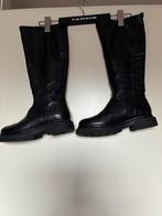 Leren dameslaarzen, Ophalen, Zo goed als nieuw, Zwart, Hoge laarzen