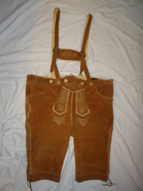 Mooie bruine LEDERHOSE/TIROLER broek (echt leer!), Kleding | Heren, Carnavalskleding en Feestkleding, Nieuw, Kleding, Carnaval