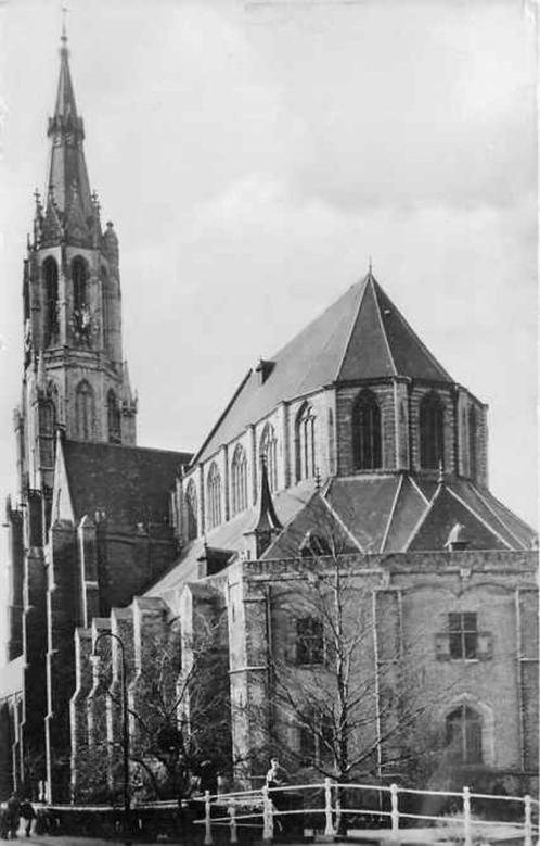(301-060-027) Delft Nieuwe Kerk, Verzamelen, Ansichtkaarten | Nederland, Zuid-Holland, Verzenden