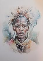 Puur Afrika art print. Gratis verzending, Ophalen of Verzenden