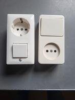 Opbouwbcombinatie schakelaars waarvan 1 x berker, Ophalen of Verzenden, Stopcontact
