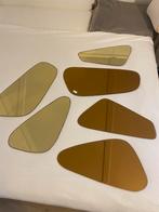 6 x spiegels verschillende vormen, Huis en Inrichting, Woonaccessoires | Spiegels, Minder dan 50 cm, Ophalen of Verzenden, Zo goed als nieuw