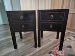 chinese kastjes met 2 lades, Gebruikt, Minder dan 45 cm, Hout, 55 tot 70 cm