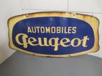 Verzamelen Peugeot Emaille Bord Afmeting 100cm./50 cm., Ophalen, Zo goed als nieuw, Auto's