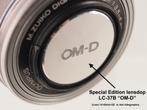 OLYMPUS OM-D LC-37B limited edition 37mm Lensdop 14-42mm EZ, Ophalen of Verzenden, 1980 tot heden, Overige typen