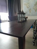 Zeer ruime eettafel, 2.65 x 1.20 - 6 tot 8 persoons, Ophalen, Gebruikt, 100 tot 150 cm, Teakhout