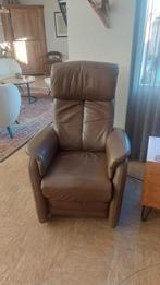 Bruine leren sta op stoel staopstoel, Ophalen, Gebruikt, Minder dan 75 cm, Leer