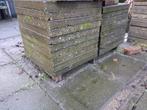 15 stuks 50 x 50 x 5 Antraciet tegels, Ophalen of Verzenden, Gebruikt, Beton, Terrastegels