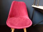 Nieuwe Velvet Roze Stoel, Huis en Inrichting, Stoelen, Ophalen, Hout, Nieuw, Rood