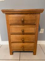 Eiken ladenkastje van Oisterwijk Meubelfabriek, Huis en Inrichting, Ophalen, 50 tot 100 cm, Zo goed als nieuw, 3 of 4 laden