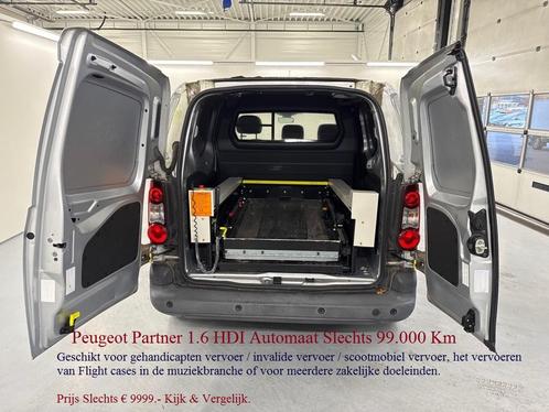 Peugeot Partner 1.6 HDI Elektrische Lift Scootmobiel / Inval, Auto's, Bestelauto's, Bedrijf, Te koop, ABS, Airbags, Airconditioning