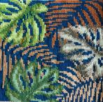 Borduurwerk, wol, kussen maken, blad, bladeren, nieuw, Hobby en Vrije tijd, Borduren en Borduurmachines, Ophalen, Zo goed als nieuw