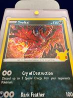 Yveltal 019/025 Rare Holo 25th Pokémonkaart Mint Top, Hobby en Vrije tijd, Verzamelkaartspellen | Pokémon, Verzenden, Zo goed als nieuw