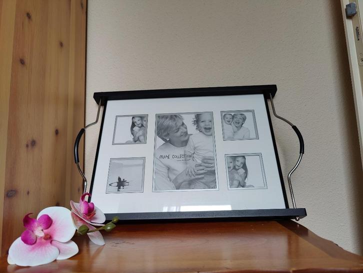 Dienblad tevens fotolijst, nieuw in doos, Huis en Inrichting, Woonaccessoires | Dienbladen, Nieuw, Metaal, Rechthoekig, Verzenden