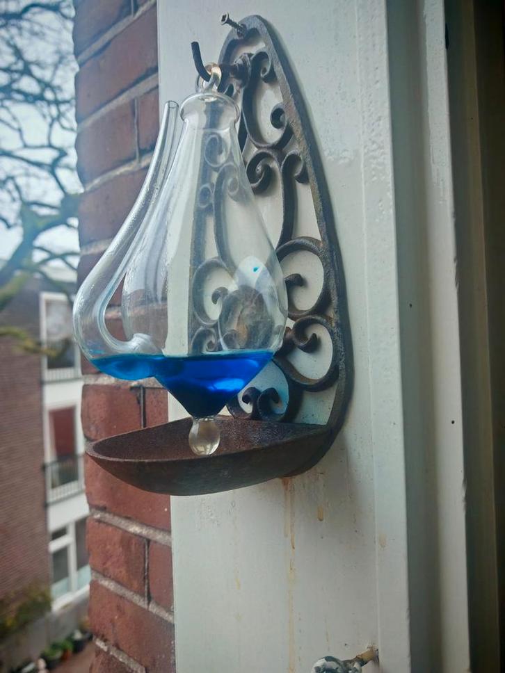 donderglas / barometer /thunderglass, Audio, Tv en Foto, Weerstations en Barometers, Zo goed als nieuw, Ophalen