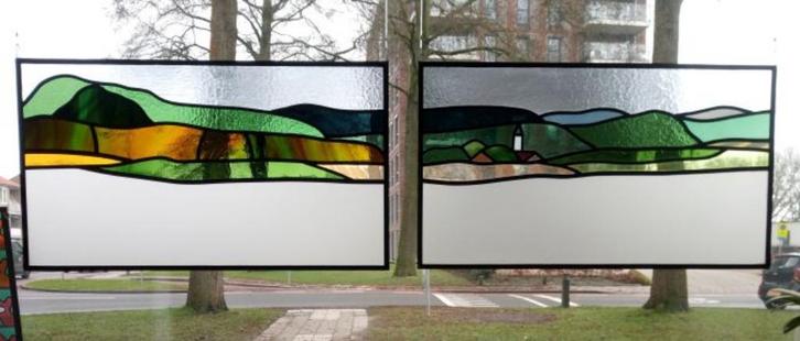 Glas in lood hangers op bestelling en uit voorraad, Huis en Inrichting, Woonaccessoires | Overige, Nieuw, Ophalen