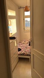 90x200 Bed, Ophalen, 90 cm, Eenpersoons, Wit