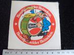 sticker heerlijk helder heineken carnaval trom logo, Verzenden, Zo goed als nieuw, Merk
