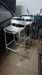 bar kruk van aluminium, Huis en Inrichting, Barkrukken, Ophalen, Met voetsteun, 60 tot 90 cm, Joop
