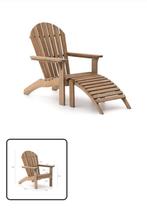 Houten Adirondack Tuinstoel met Voetenbank, Ophalen of Verzenden, Gebruikt, Hout