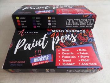 Nieuw Artistro paint pens 2 Doosjes met 10 Kleuren. beschikbaar voor biedingen