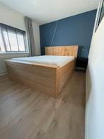 Steigerhouten Bed 210 x 180, Huis en Inrichting, Slaapkamer | Bedden, Ophalen, Gebruikt, 210 cm, Steigerhout