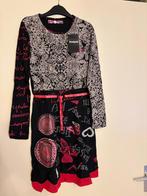 Desigual Meisjesjurk met print, Maat 38/40 (M), Zwart, Ophalen of Verzenden, Zo goed als nieuw