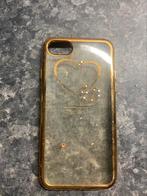 iPhone 8 hoesje hartjes met glitters, Verzenden, Zo goed als nieuw, IPhone 8