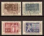 Nederland NVPH nr 592/5 gestempeld ITEP 1952, Postzegels en Munten, Postzegels | Nederland, Verzenden, Na 1940, Gestempeld