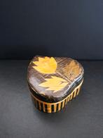 Chinees doosje bloem jaren 80 bamboe, Ophalen of Verzenden