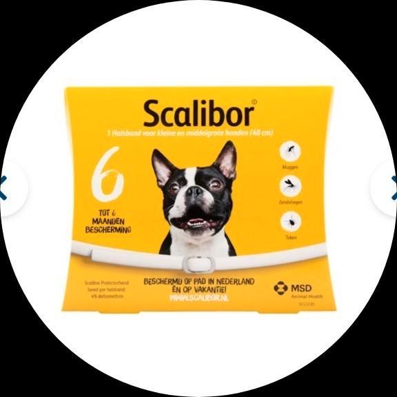 Scalibor tekenband, Dieren en Toebehoren, Hondenhalsbanden en Penningen, Nieuw, Ophalen of Verzenden