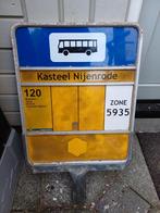 Oud Bushaltebord "Kasteel Nijenrode", Ophalen of Verzenden, Gebruikt, Gebruiksvoorwerp