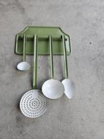 Emaille Lepelrek kleur groen is compleet., Ophalen