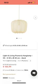 Lamp light & living, Huis en Inrichting, Lampen | Hanglampen, Ophalen, Zo goed als nieuw, Minder dan 50 cm