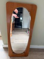 Vintage Spiegel Meubelfabriek Oisterwijk - Geloogd Eiken, Ophalen, Minder dan 50 cm, Gebruikt, Minder dan 100 cm
