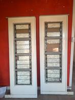 Ensuite deuren met glas in lood, Doe-het-zelf en Verbouw, Deuren en Horren, Ophalen, Gebruikt, Minder dan 80 cm, Binnendeur