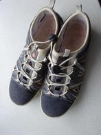 Marineblauwe schoenen met elastiek veters - Rieker mt. 39, Blauw, Zo goed als nieuw, Sneakers of Gympen, Verzenden