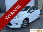Ford Fiesta 1.4 ST Line AircoVelgenStoelverwarmdElektrPakket, Voorwielaandrijving, Stof, Gebruikt, Zwart