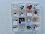 16 interessante mico-mounts., Ophalen of Verzenden, Mineraal