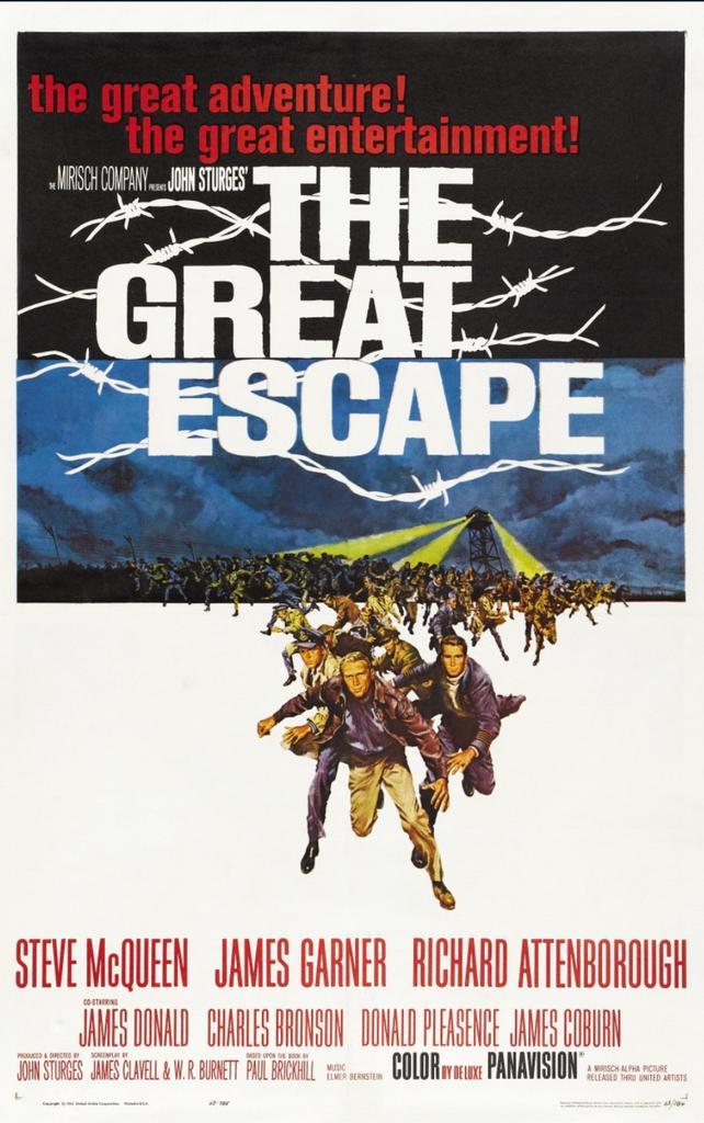 15). The Great Escape - Steve McQueen, James Garner (1968)., Cd's en Dvd's, Dvd's | Actie, Zo goed als nieuw, Actie, Vanaf 12 jaar