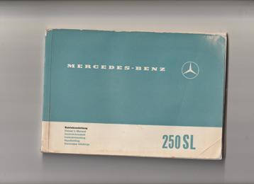 MERCEDES  250 SL NEDERLANDS/250SL-280SL-ENGELS Reprint beschikbaar voor biedingen