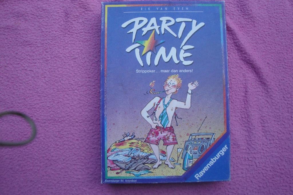 PARTY TIME BORDSPEL VAN RAVENSBURGER 2tot6sp. 3.95euro, Vijf spelers of meer, Ophalen of Verzenden, Zo goed als nieuw, Reisspel
